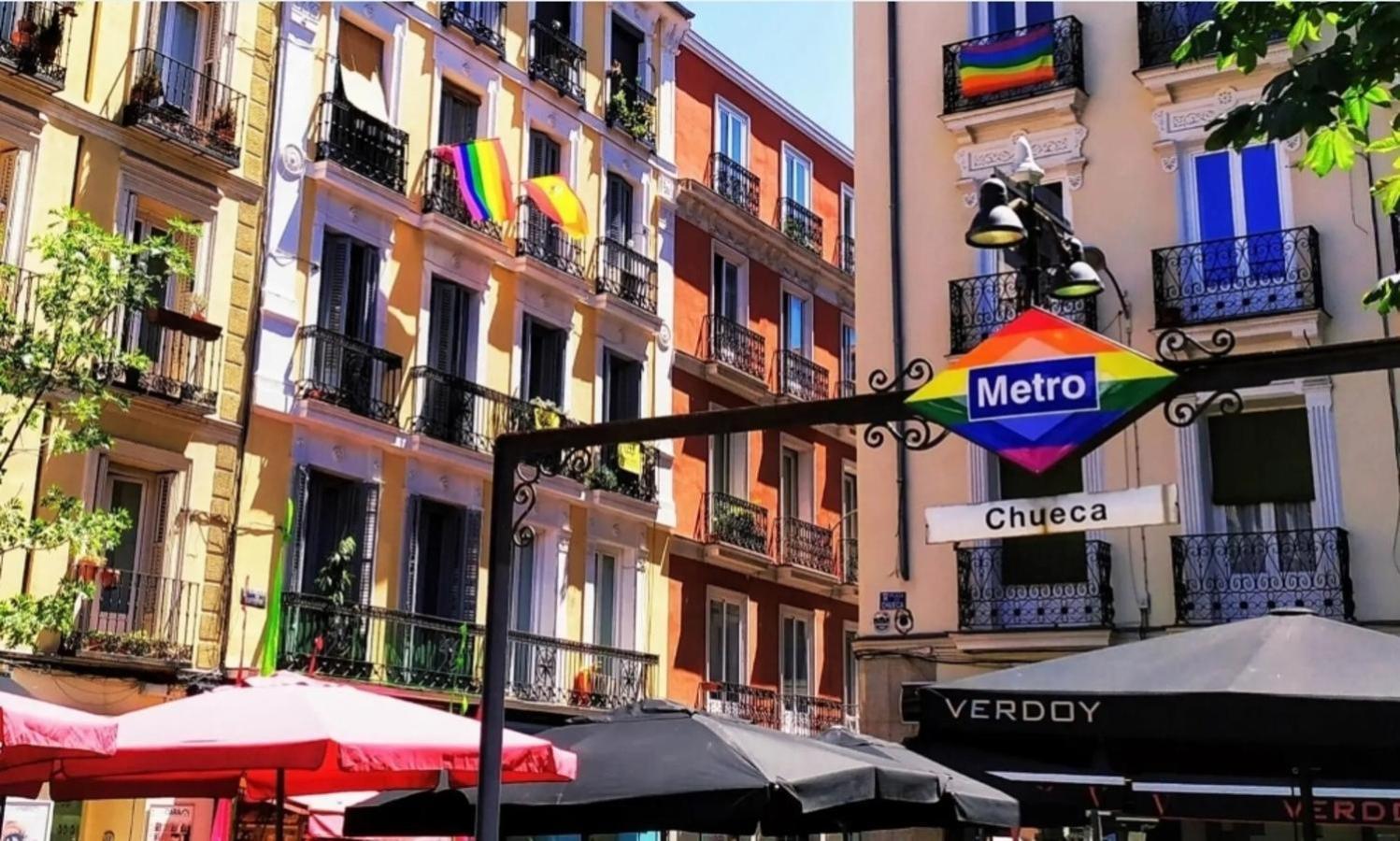 Downtown Apt 1Hab Para 3Pax En La Plaza De Chueca Madrid Eksteriør bilde