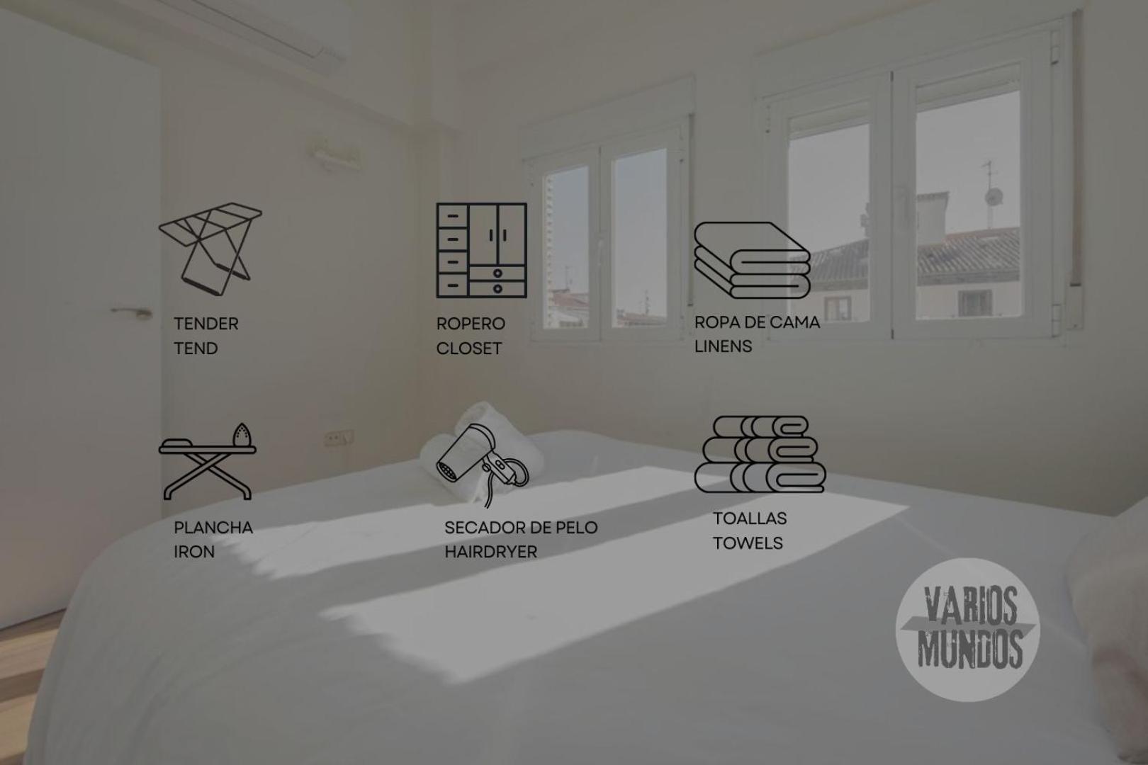 Downtown Apt 1Hab Para 3Pax En La Plaza De Chueca Madrid Eksteriør bilde